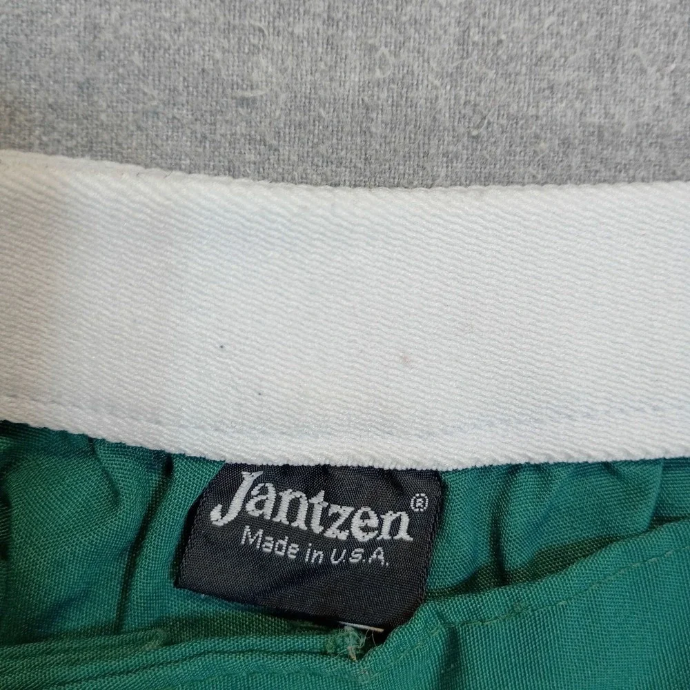 Vintage Jantzen Mens 34 Green Tennis Shorts USA Made 3